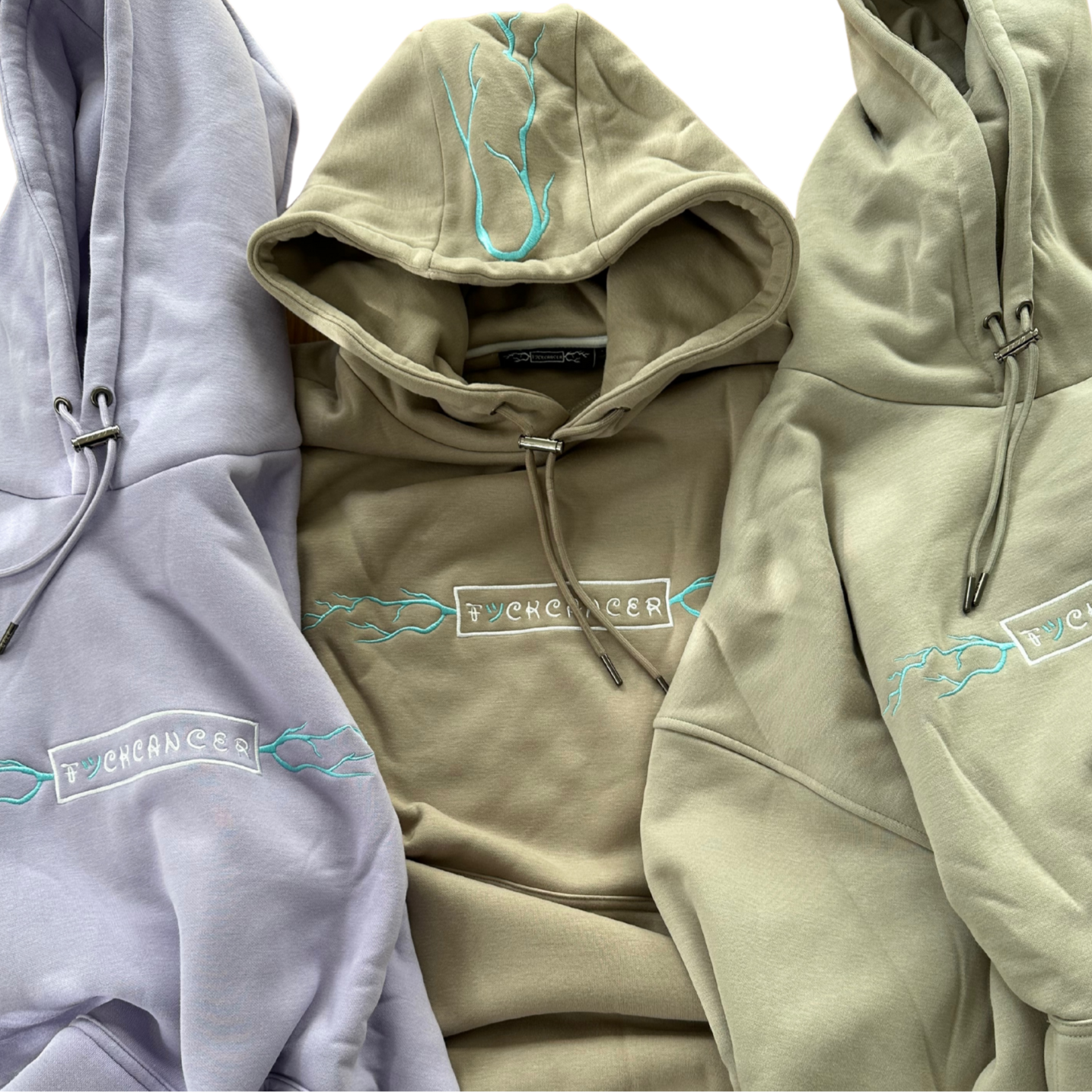 Fuckcancer Violet hoodie