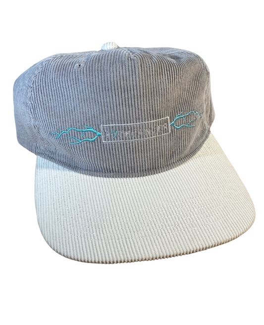 Fuckcancer 90s style 2-Tone Corduroy Hats Smoke Grey