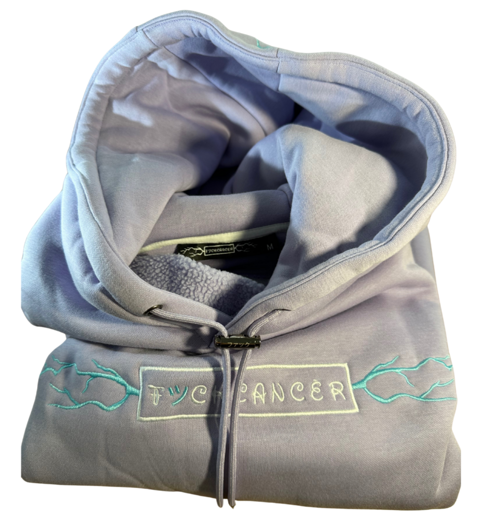 Fuckcancer Violet hoodie