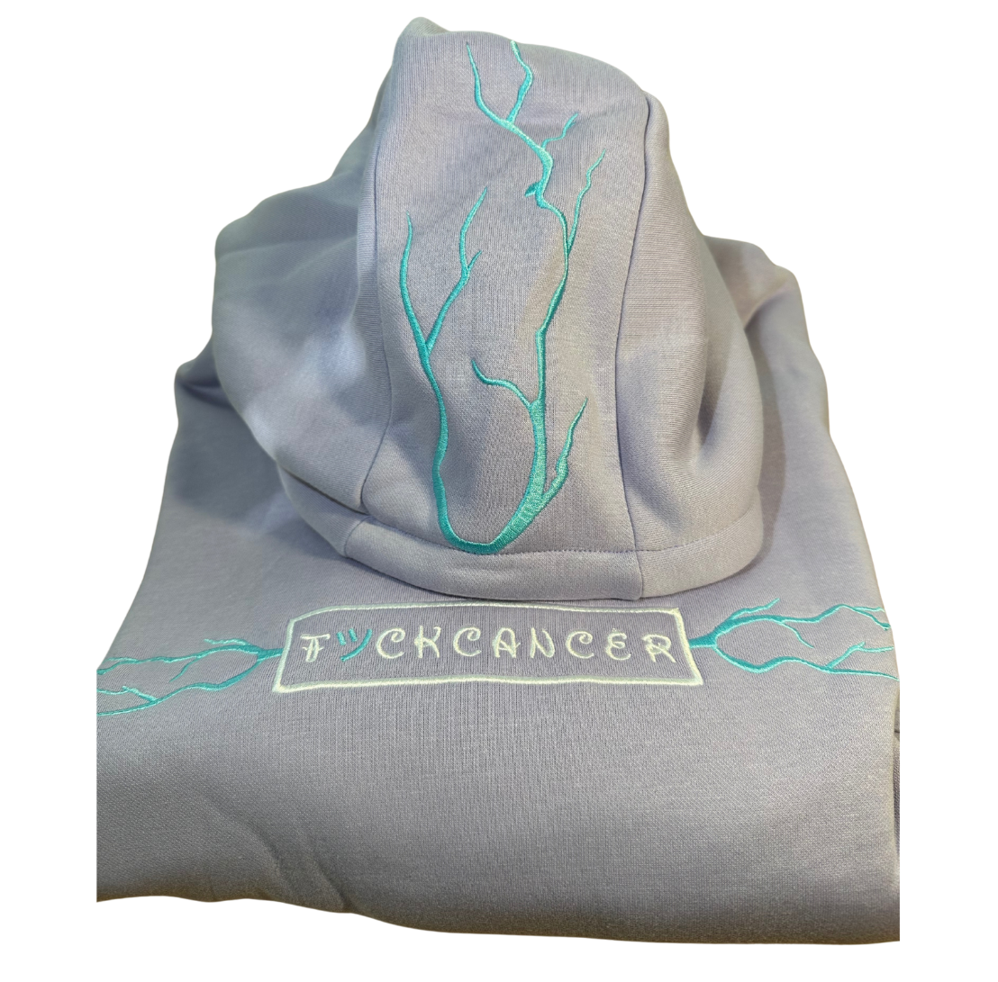 Fuckcancer Violet hoodie