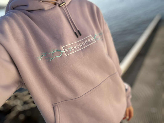 Fuckcancer Violet hoodie