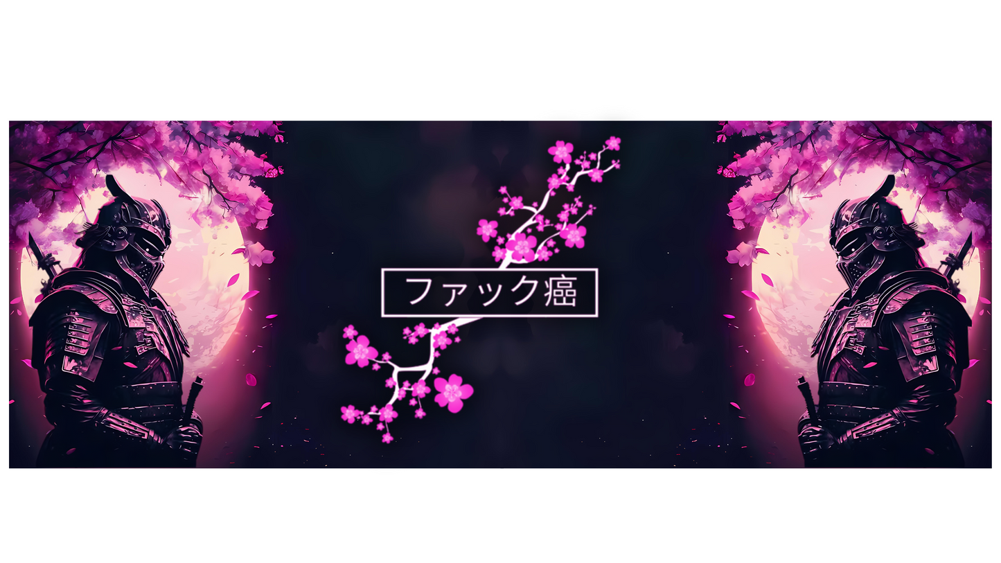 Custom Japanese Fckcancer mouse mat 1 left!!!
