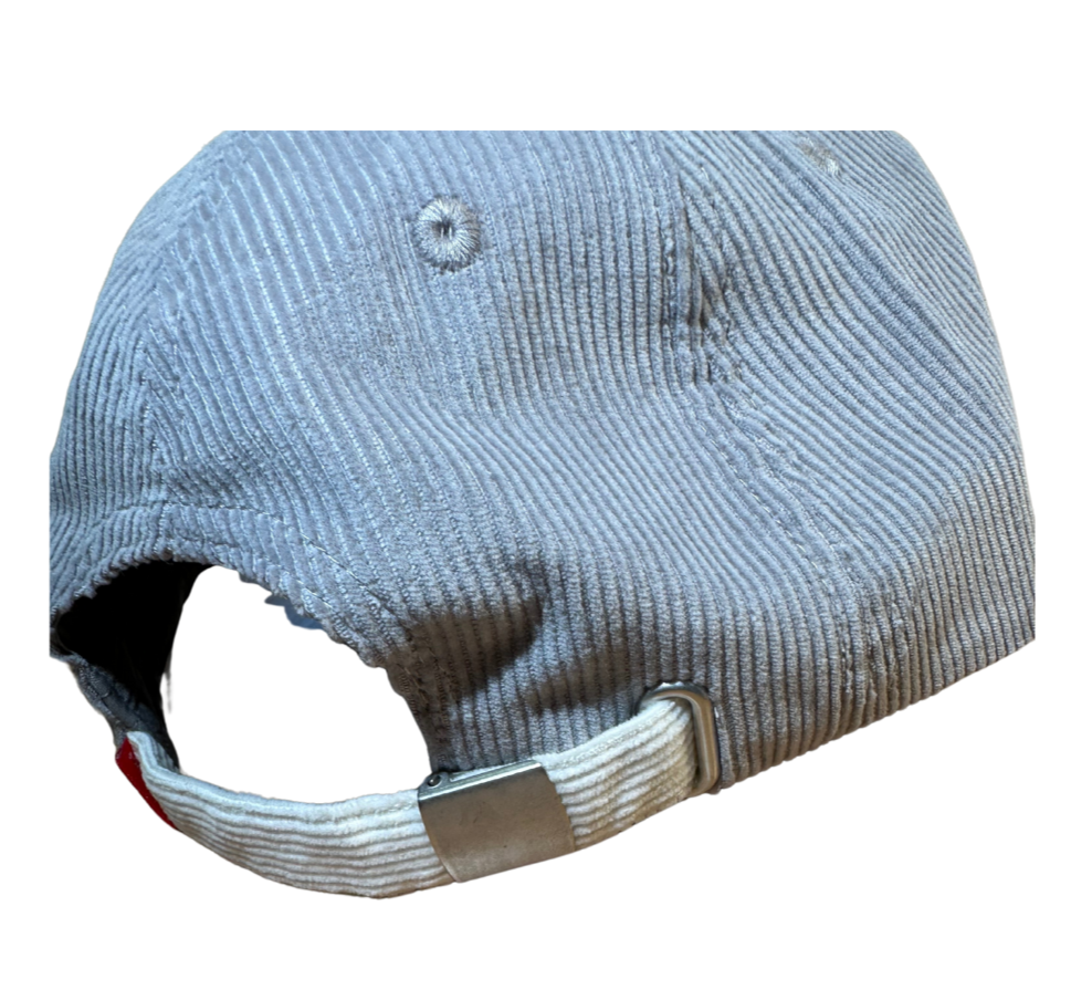 Fuckcancer 90s style 2-Tone Corduroy Hats Smoke Grey