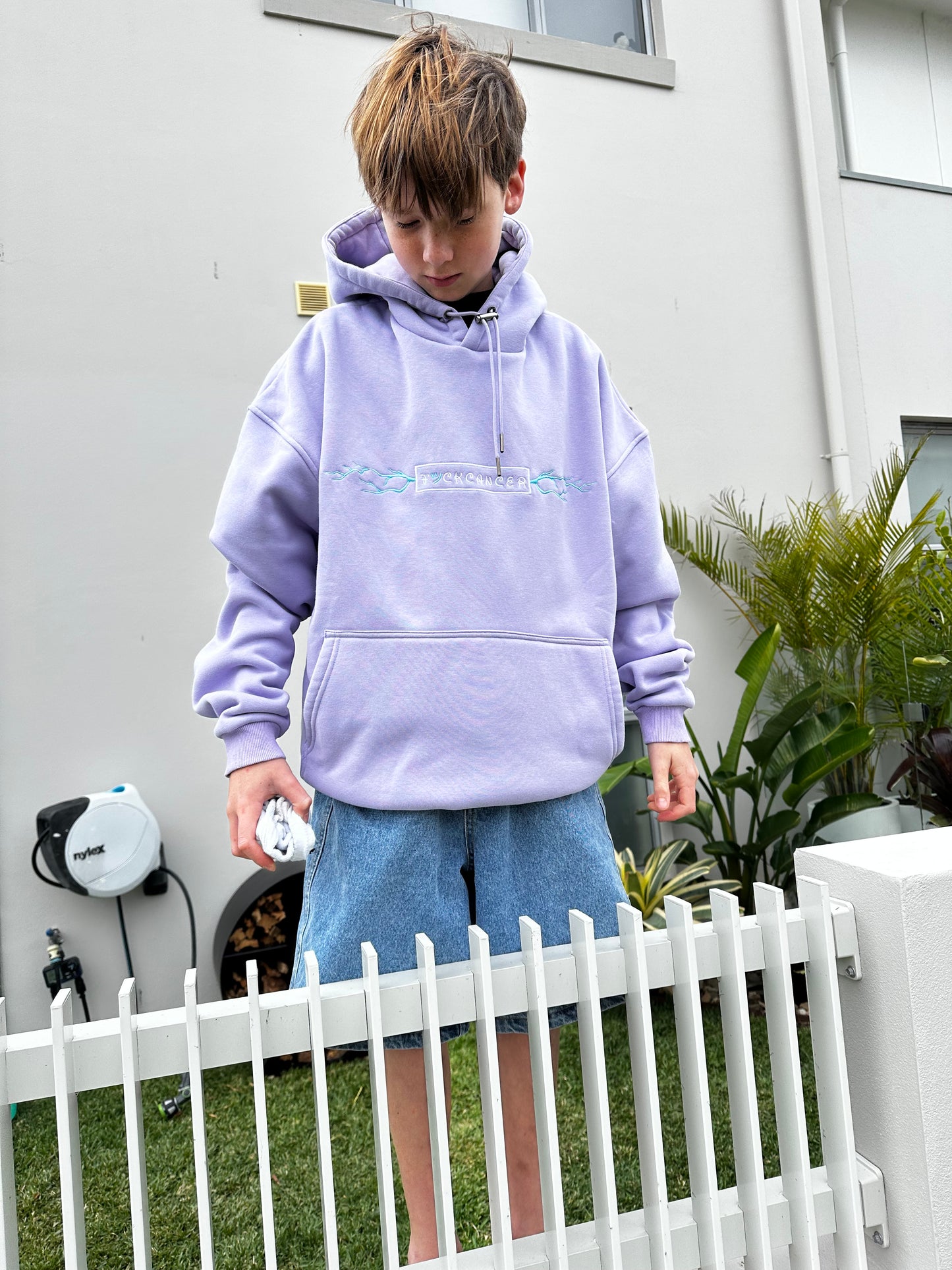 Fuckcancer Violet hoodie