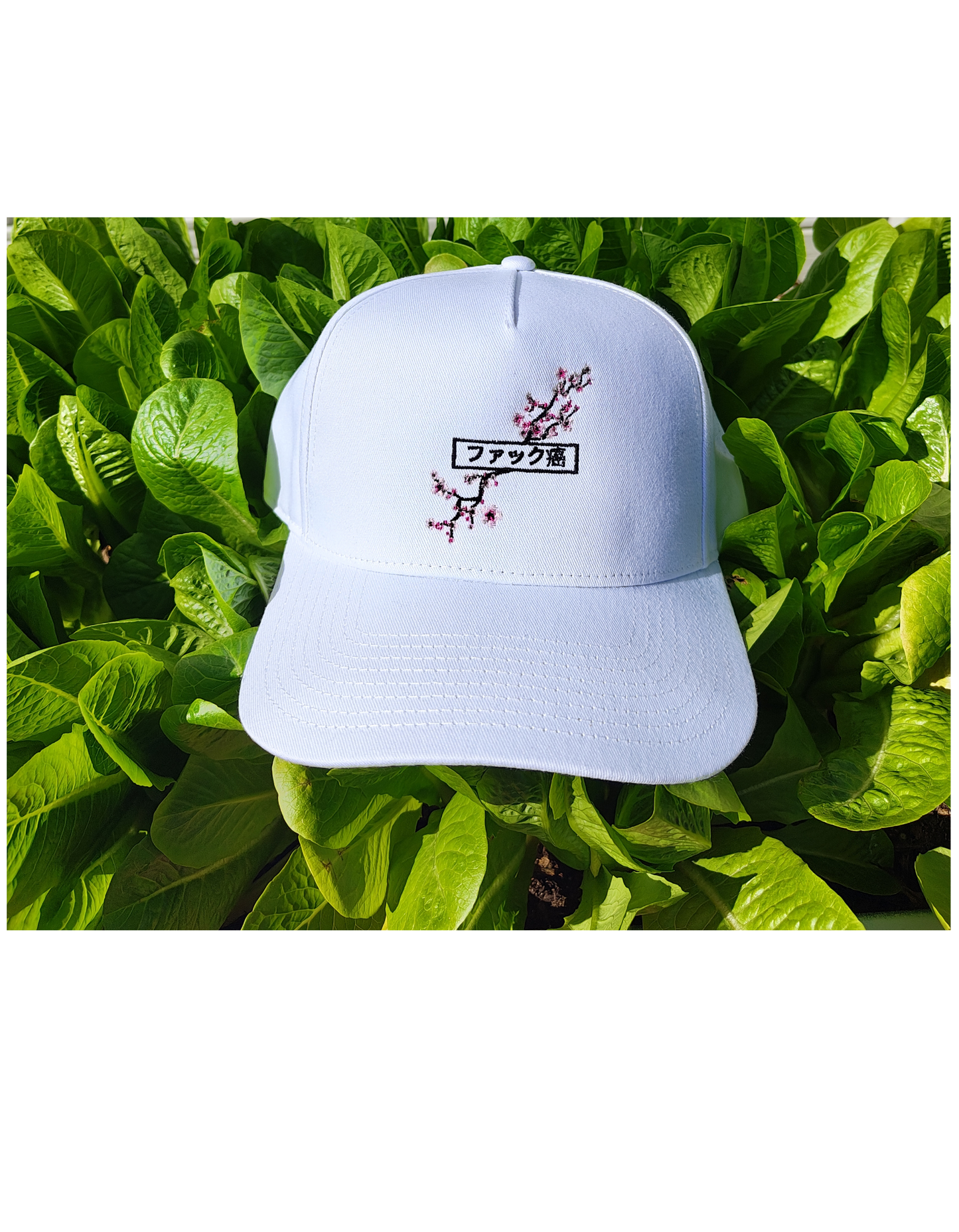 Custom Japanese Fckcancer Embroided hats